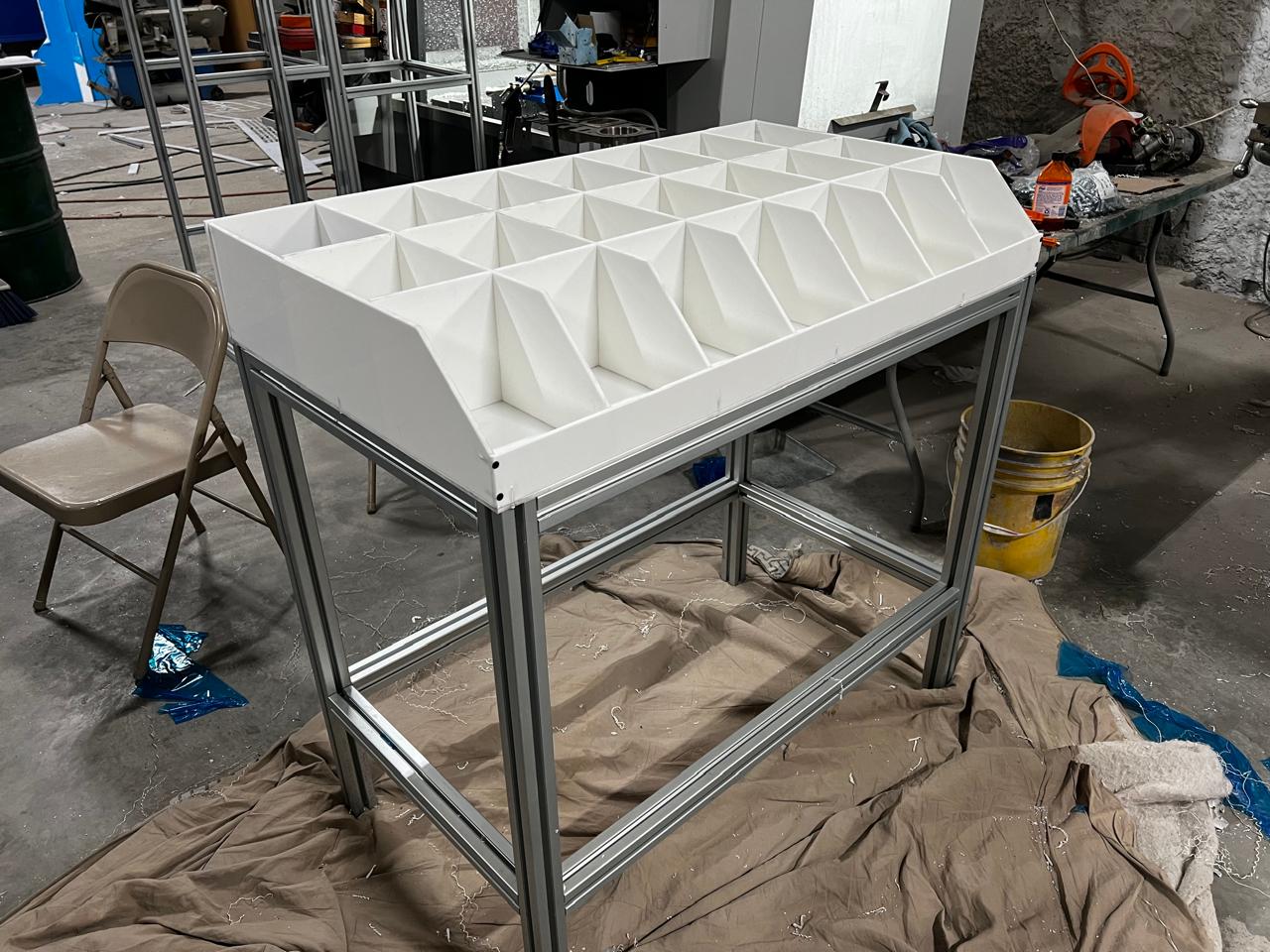 Workstation in workshop
